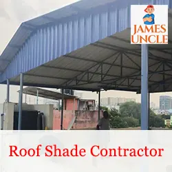 Roof shade contractor Mr. Dilip Kabiraj in Sewli Telinipara